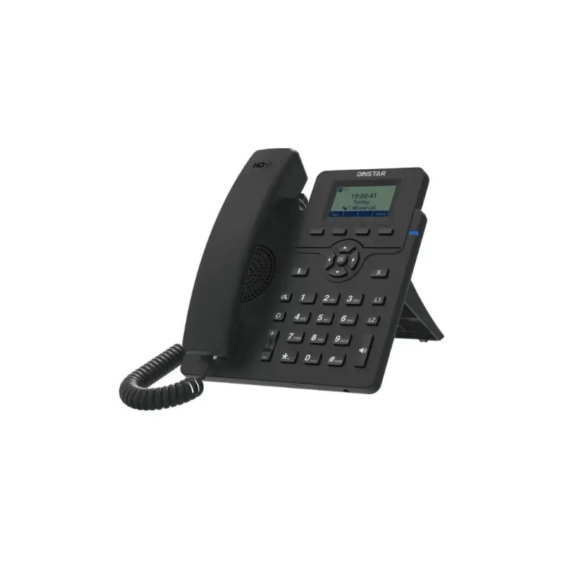 DINSTAR C60UP Entry Level IP Phone with POE & Without Adapter